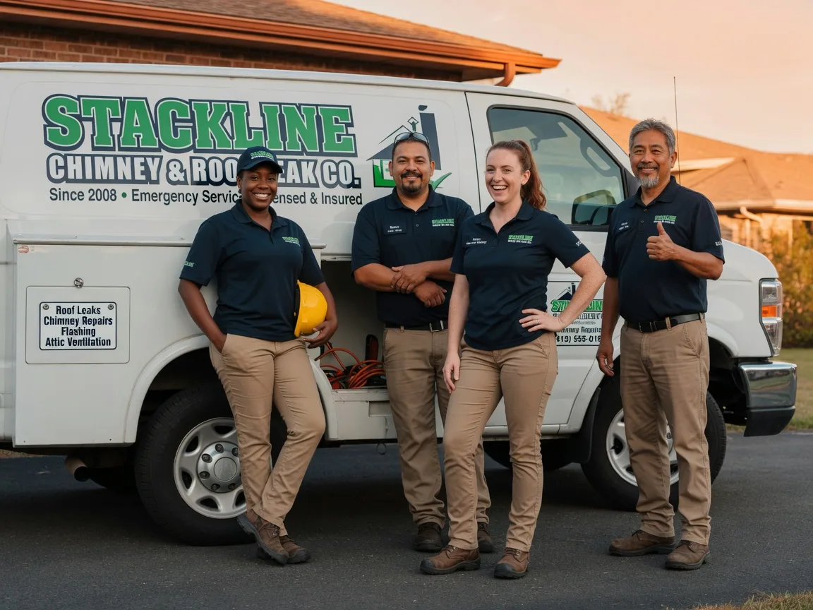 Chimney flashing repair company in Vaughnsville, OH